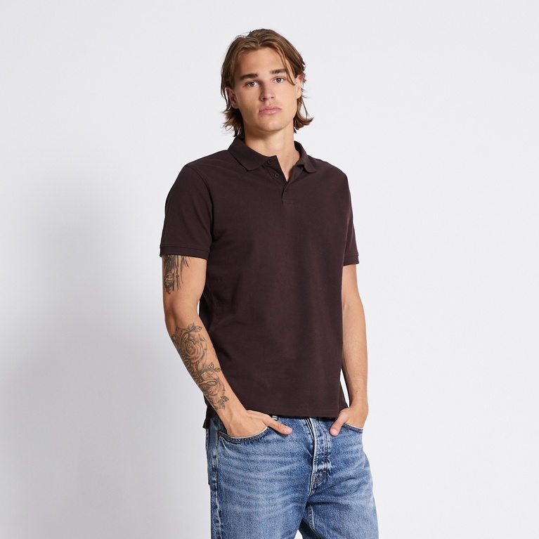 Polo shirt "Alan" Dark Brown